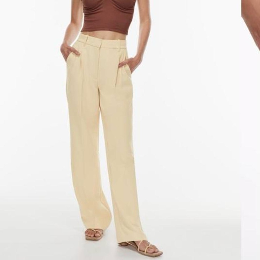 Aritzia Effortless Pant in flax beige.  Worn once.  In excellent condition